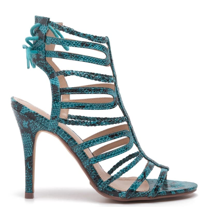 Γυναικείο πέδιλο snakeskin 50%@Migato
