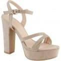 Γυναικείο πέδιλο σε μπεζ χρώμα 34,50€ @Izyshoes