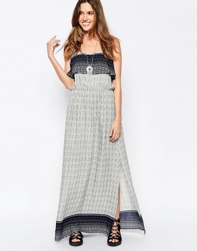 Γυναικείο μακρύ φόρεμα εμπριμέ 16,90€ @Asos