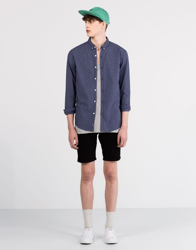 Αντρικό πουκάμισο 50% @Pull&amp;bear