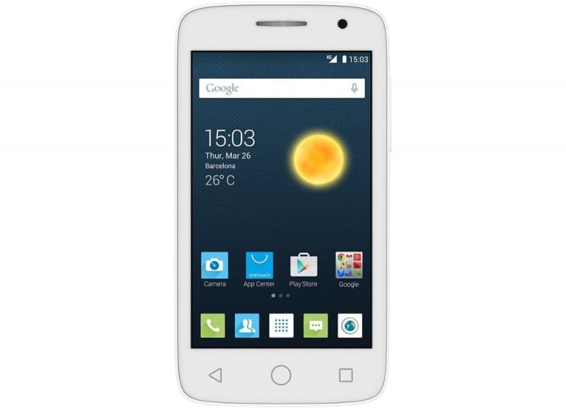 Smartphone Alcatel OneTouch Pop 2 (4) Dual Sim 4GB Λευκό (4045D) 4G