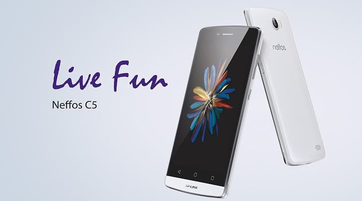 Smartphone Tp-Link Neffos C5 (8MP,5'',4G,2GB RAM) 109€@you.gr