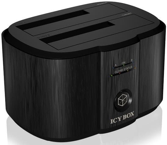 RaidSonic Icy Box IB-124CL-U3 Docking/Clone station 2 δίσκων 2.5“/ 3,5“ 41,90€ από e-shop.gr