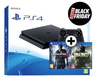 PS4 Slim 500 GB + Uncharted 4 + CoD: Infinity Warfare + 2ο Dualshock 319€ σε Mediamarkt/Πλαίσιο/Κωτσόβολο