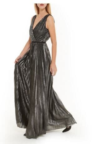 Μεταλλιζέ μάξι φόρεμα DUTCHESSS COLLECTION 32.19€   @ Pink Woman