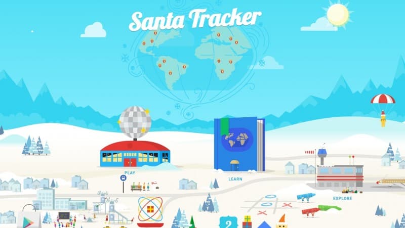 Χριστουγεννιάτικα Mini games "Santa Tracker" απο την Google