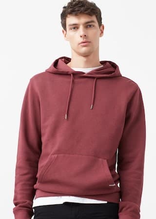 Αντρικό φούτερ με κουκούλα 35% @Mango