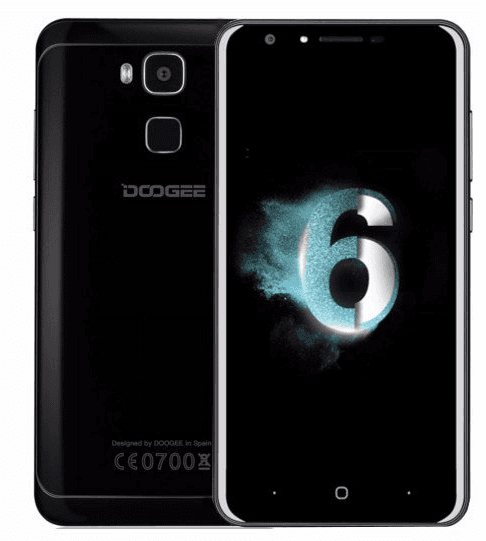 DOOGEE Y6 Piano Black 5.5 Inch Fingerprint 4GB RAM 64GB ROM MTK6750 Octa Core 4G Smartphone 132 euro -- banggood