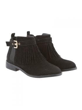Γυναικείο μποτάκι σε μαύρο χρώμα με 50% @Funky Buddha