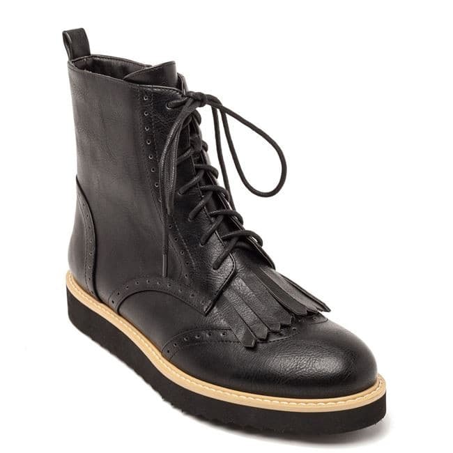Μάυρο γυναικείο flatform αρβυλάκι 30€ @Migato