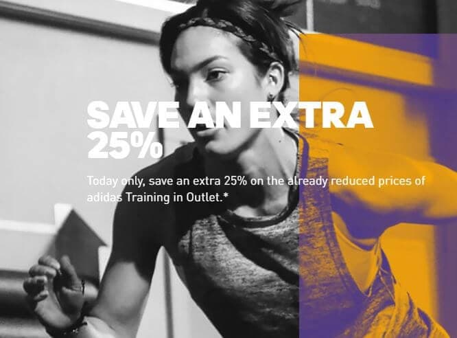 Επιπλέον 25% έκπτωση στο Training Outlet της Adidas