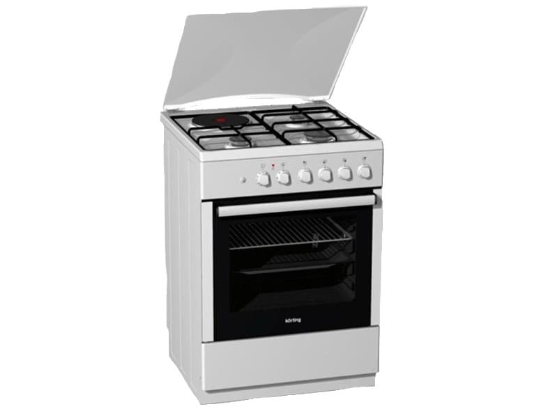 Korting KK 67128AW Κουζίνα αερίου &amp; ηλεκτρική 378€ στα Mediamarkt