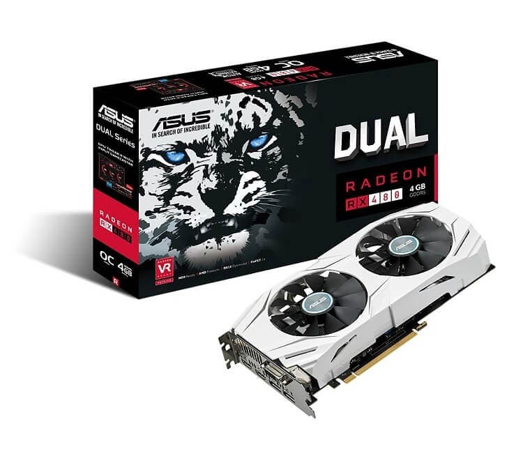 Asus Radeon RX480 4GB Dual OC 190€ - Amazon UK