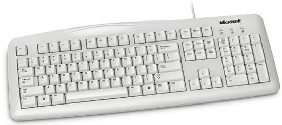 Microsoft Wired Keyboard 200 White GR 8,90€ από e-shop