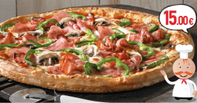 Πίτσα 4x4 (24τμχ.) στα 15€ από τη Pizza Fan