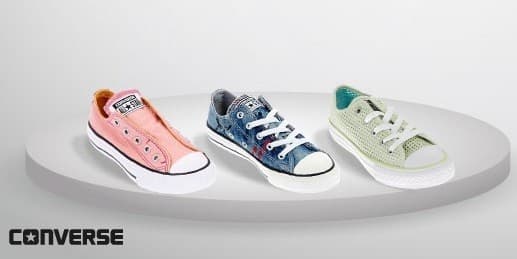 Παιδικά παπούτσια Converse από 19,90€ στα Factory Outlet