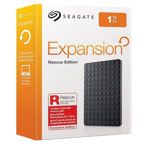 Seagate Expansion Portable Rescue Edition 1TB 2.5" 59,90€ με δωρεάν μεταφορικά - Πλαίσιο