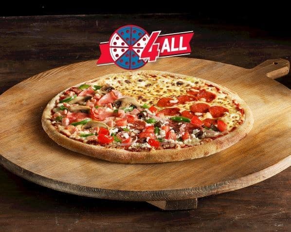 Domino's Pizza 4All μεγάλο μέγεθος με 8,95€