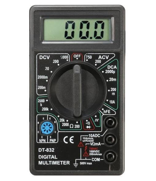 Ψηφιακό Πολύμετρο DT-832 LCD 2,75€ στο Banggood