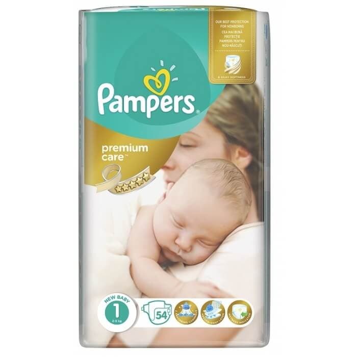 Πάνες Pampers Premium Care No1 &amp; Νο2 με 6.74€ και δωρεάν μεταφορικά από welovesupermarkets.gr