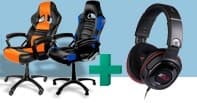Gaming Chair Arozzi Monza + Gaming Headset Turtle Beach 180€ στα Public