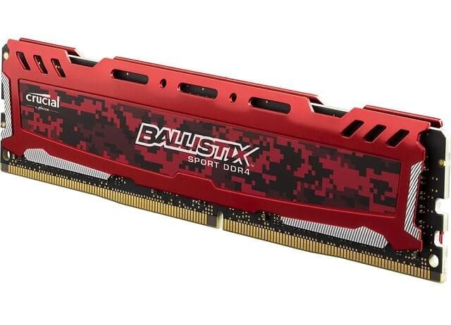 Crucial Ballistix Sport LT 8GB DDR4-2400MHz  67,99€ στα Public