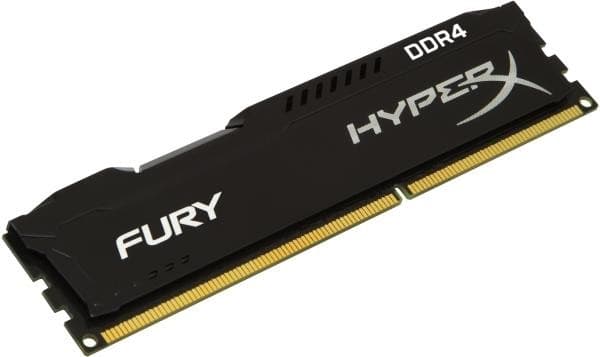 HyperX Fury 8GB DDR4-2400MHz Μνήμη RAM (HX424C15FB/8) 61,90€ στο e-shop