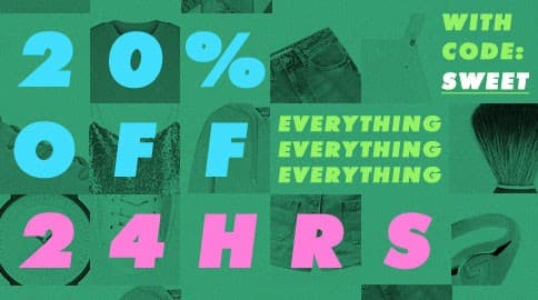 Έκπτωση 20% για 24 ώρες στο Asos.com