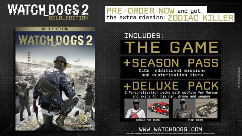 PS4 WatchDogs 2 GOLD EDITION