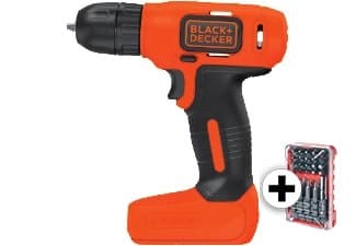 Black &amp; Decker BDCD8-QW Δραπανοκατσάβιδο + σετ μύτες 30τμχ 39,90€ από media markt