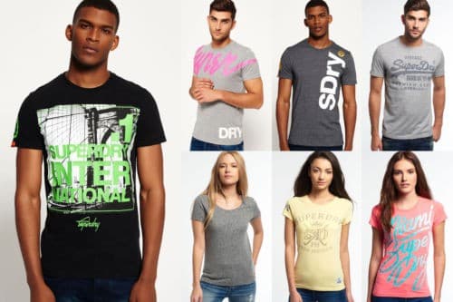 Ανδρικά και γυναικεία T-shirts Superdry με 17,95€ με την αποστολή από το Superdry-Store (ebay)