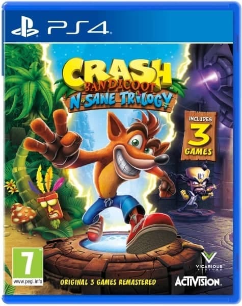 Crash Bandicoot N. Sane Trilogy PS4 37,90€ @e-shop.gr