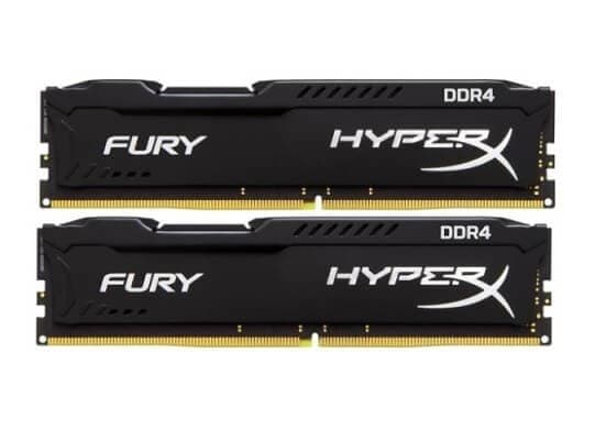 HyperX Fury 8GB (2X4GB) DDR4 2133MHz RAM 66,90€ - e-shop.gr