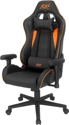 ADX Race 19 Black/Orange Gaming Καρέκλα