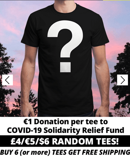Qwertee Random T-shirt 5€ (στα 6 δωρεάν Μεταφορικά)