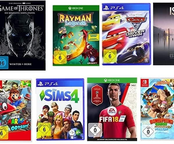 Αγοράζεις 5 και πληρώνεις 3 σε Video Games, Ταινίες και Μουσική @ amazon.de