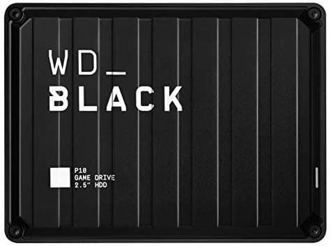 WD Black 5TB P10 Game Drive συμβατό με PS4, Xbox One, PC και Mac