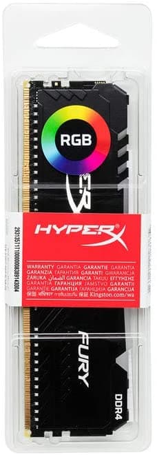 Μνήμες DDR4 3200 RGB HyperX Fury Memory 16gb 64 ευρώ και Corsair Vengeance RGB Pro 16GB DDR4-3200MHz 77 ευρώ  @ amazon.de