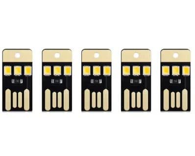 5PCS USB LED Mini Flashlight 0,09€ στο Gearbest