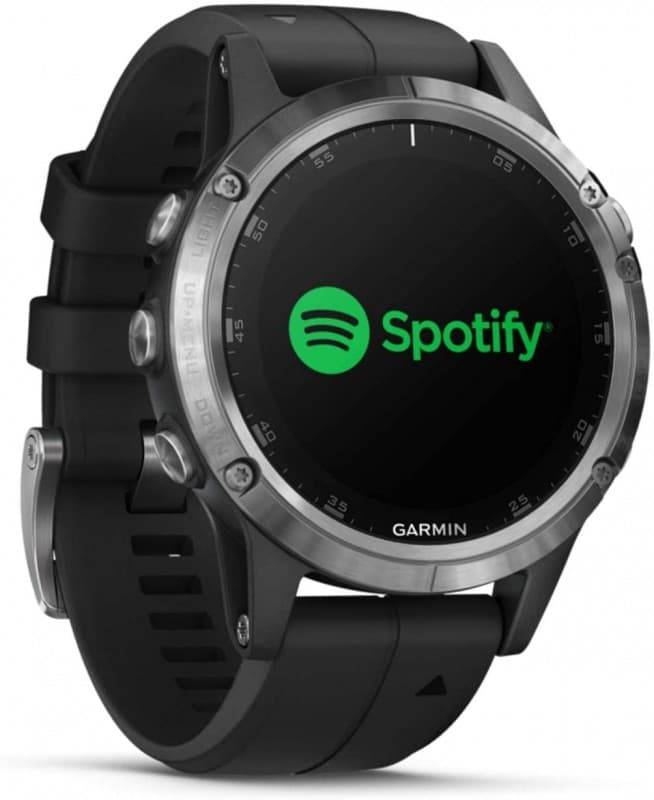 Garmin fenix 5 Plus silver with black strap