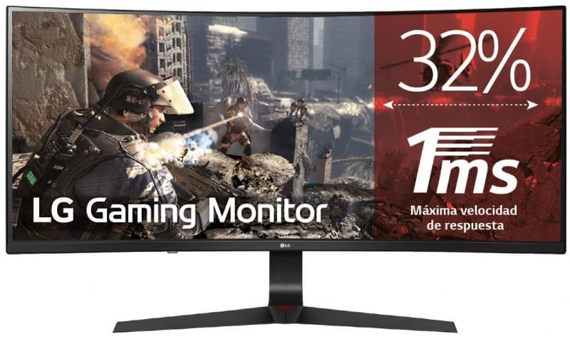 LG 34GL750-B Curved 34" UFHD Gaming Monitor (IPS, 5ms, FreeSync, 144 Hz)