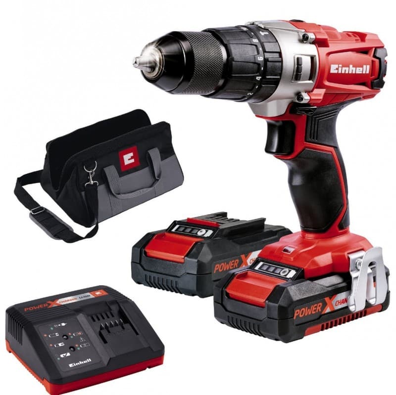Einhell TE-CD 18/2 Li-I Kit - 18V με 2 μπαταρίες - amazon.co.uk στα 88,83€ με στάνταρ μεταφορικά