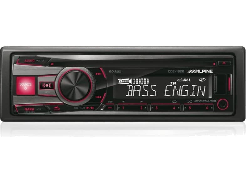 Alpine CDE-192R Ράδιο CD/USB/AUX 99€ στα Media Markt