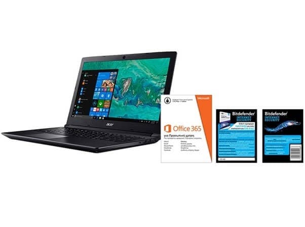 Acer Aspire 3 A315-41-R740 (15.6" FHD, Ryzen 3, 8GB, 1TB+128GB, Office 365, W10) 549€ - Κωτσόβολος
