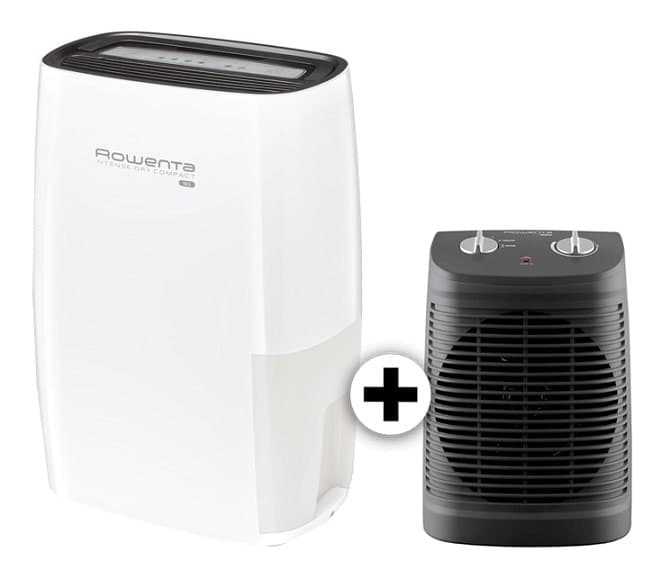 Αφυγραντήρας Rowenta DH4216 και Αερόθερμο Rowenta SO2320 με 129€ από Media Markt