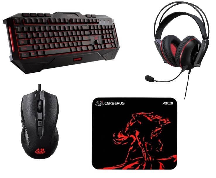Asus Cerberus Gaming Bundle (Keyboard, Headset, Mouse, Mousepad) 98,90€ - you.gr