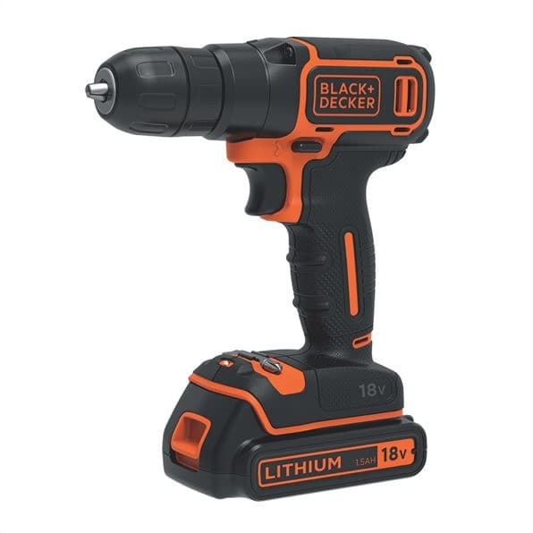 Κρουστικό Δραπανοκατσάβιδο Black+Decker BDCHD18K-QW 49,90€ στα Leroy Merlin