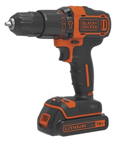 Κρουστικό δραπανοκατσάβιδο Black+Decker BDCHD18K-QW 59,90€ από Praktiker