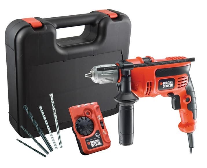 Black + Decker CD714CRESKD 710W Κρουστικό Δράπανο με 5 τρυπάνια + ανιχνευτή 40€ από Praktiker
