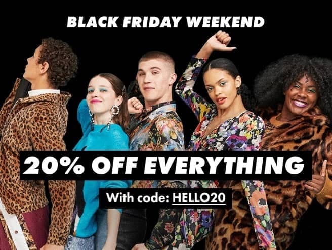 Black Friday στο ASOS με έκπτωση 20%